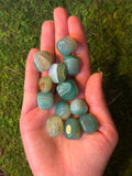 Green Agate Tumble
