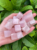 Rose Quartz Chunky Cube