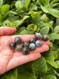 Labradorite High Flash Minis Sphere ￼