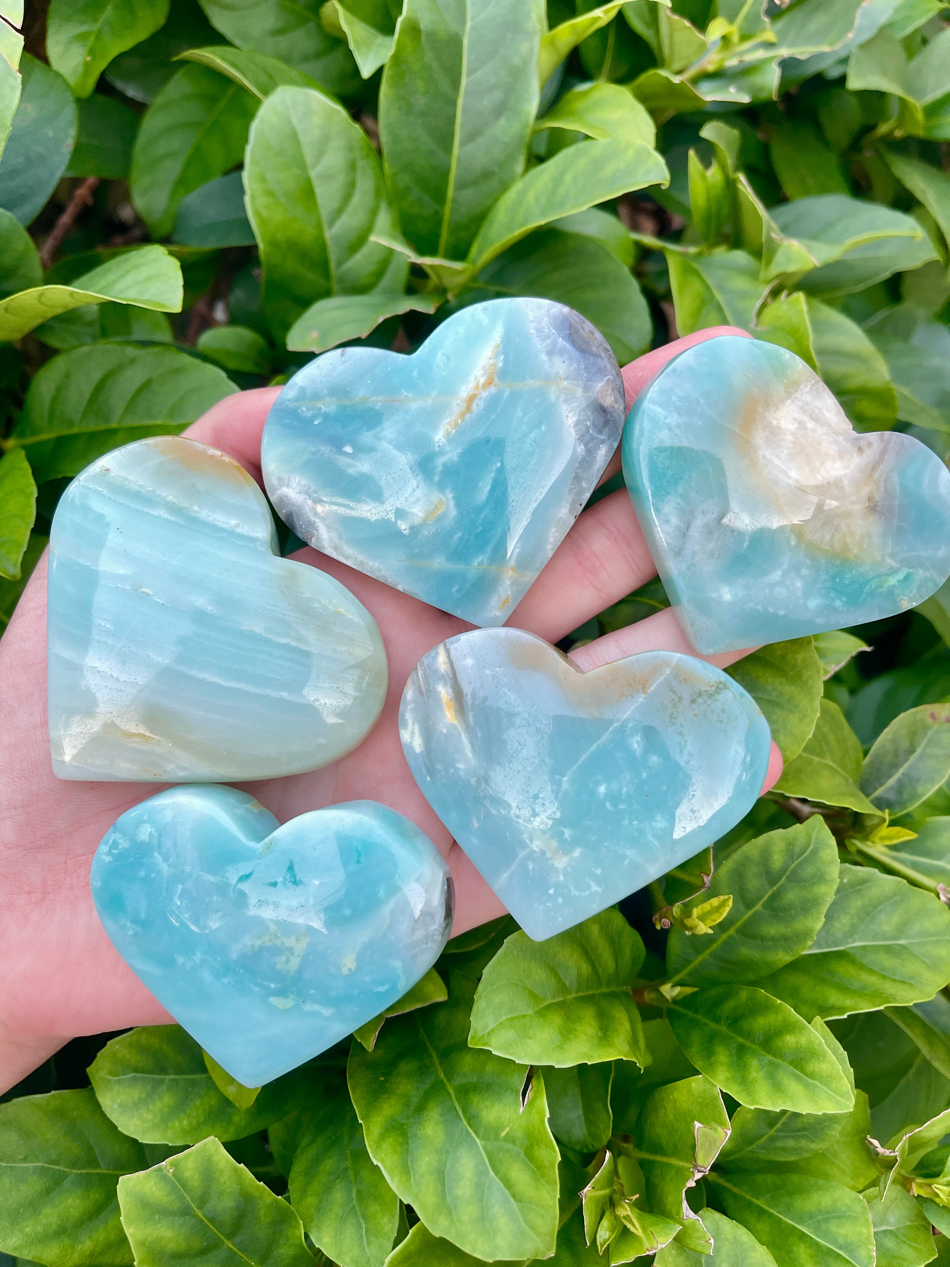 Caribbean Calcite Heart