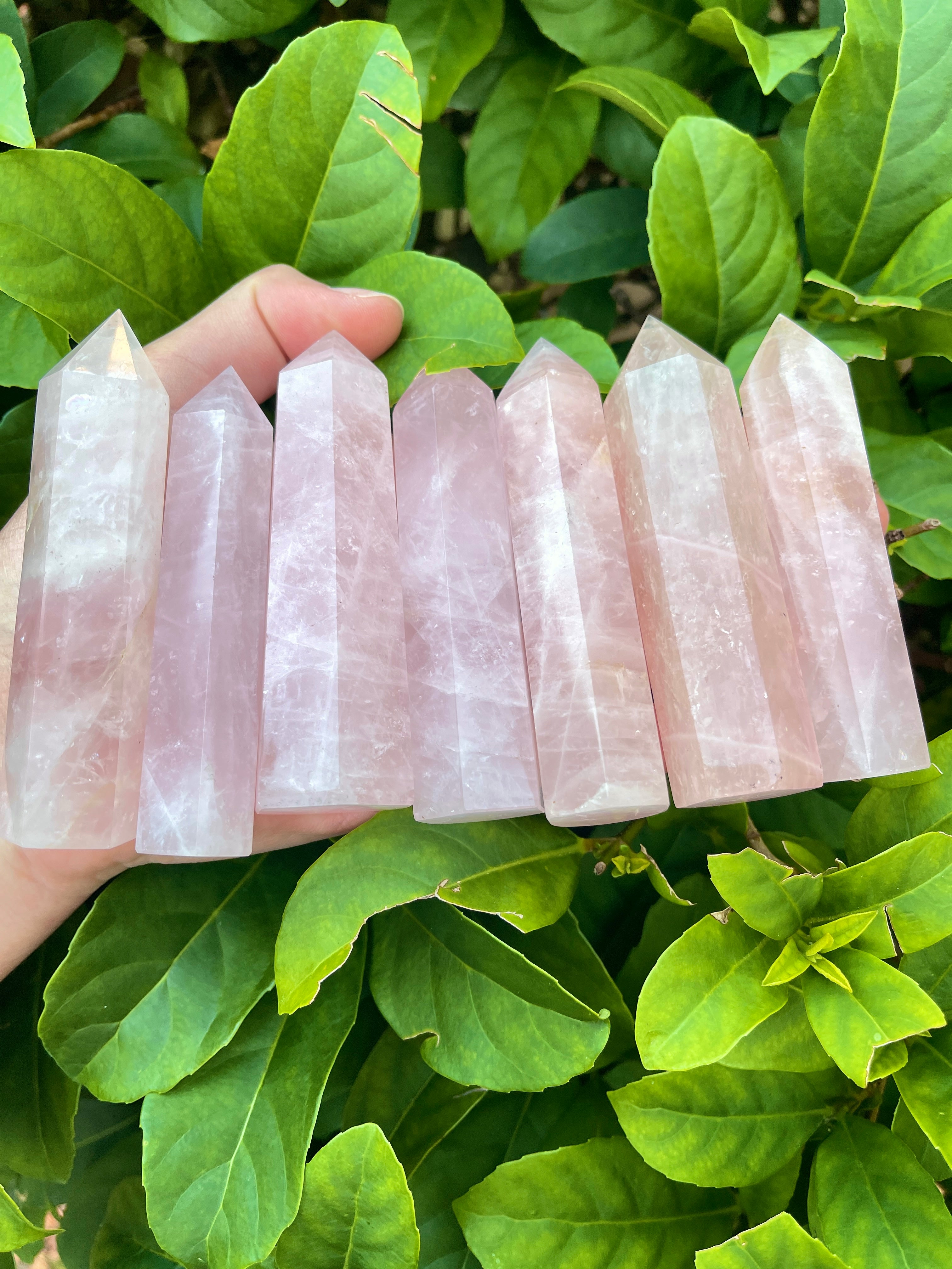 Rose Quartz Large Tower