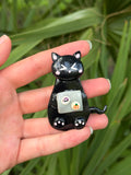 Halloween Cookies Kitty Handmade Magnet